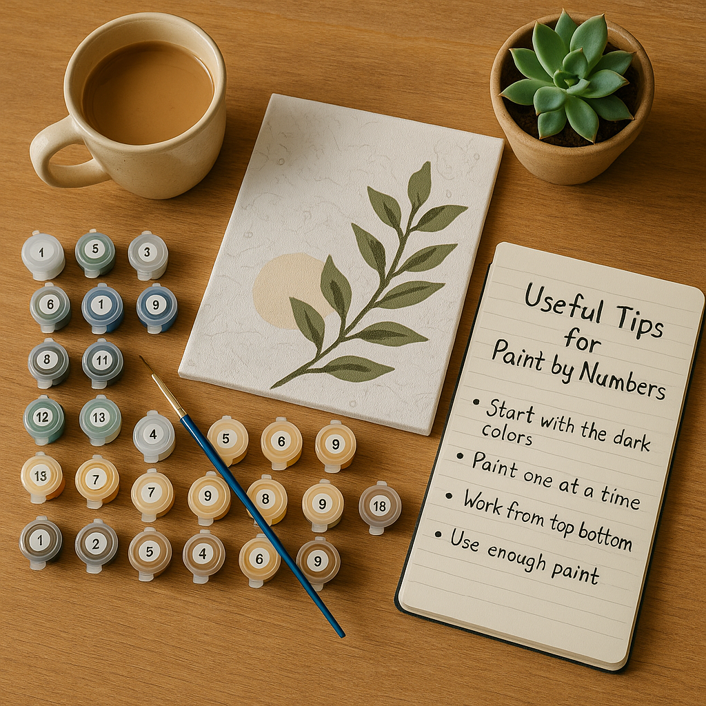 10 Useful tips for Paint by numbers!
