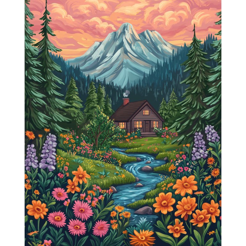 Colorful Forest House