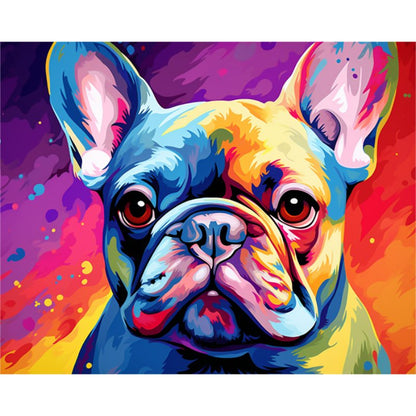 Kleurrijke Bulldog