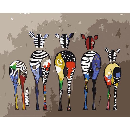 Abstract Zebras